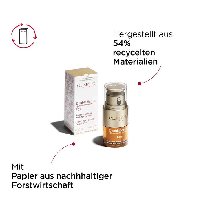 Double Serum Eye Verpackung aus nachhaltiger Forstwirtschaft