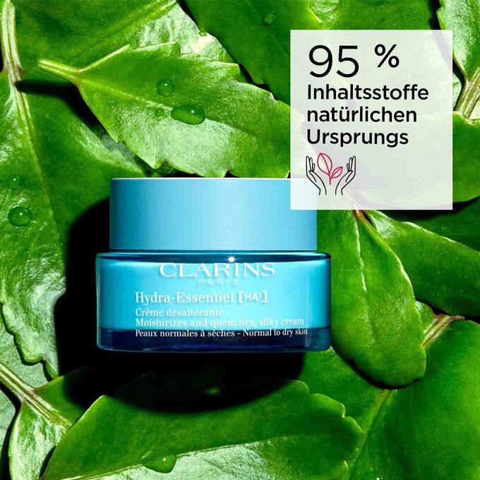 Hydra Essentiel Tagescreme Inhaltsstoffe 92 % natürlichen Ursprungs