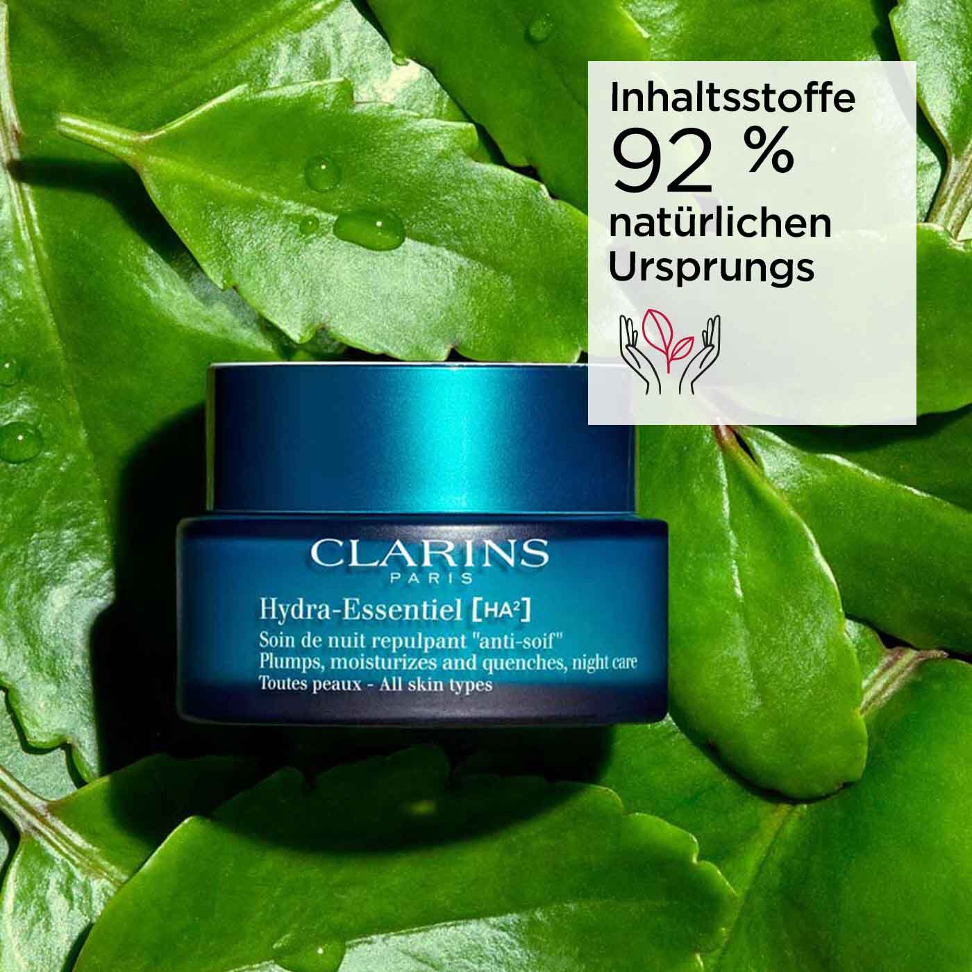 Hydra-Essentiel [HA²] Nachtcreme | CLARINS®