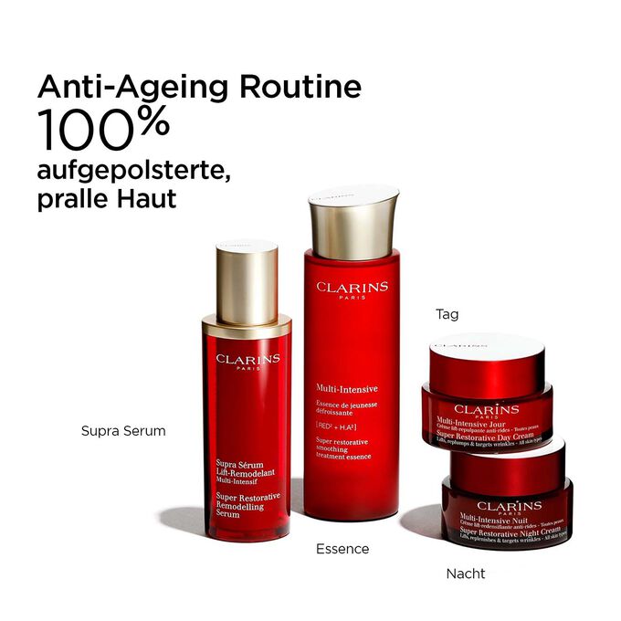 Multi-Intensive Anti-Ageing Routine mit Supra Serum, Essence, Tages- und Nachtcremes
