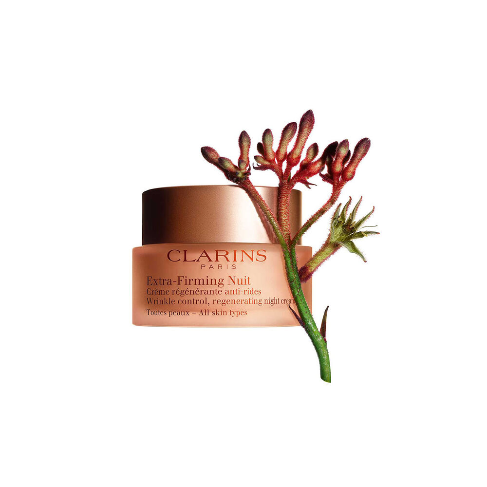 Extra-Firming Nuit packshot mit Inhaltsstoff