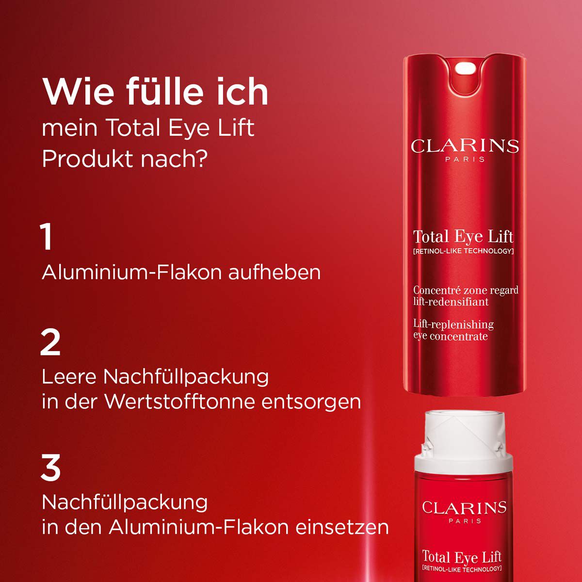 Total Eye Lift - Straffende, Hautdichte stärkende Augenpflege