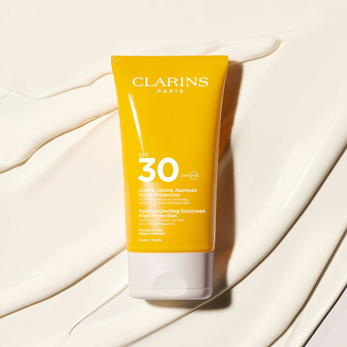 Cr&egrave;me Solaire Jeunesse Haute Protection SPF 30 Corps - Feuchtigkeit spendende Sonnenschutz-Creme f&uuml;r den K&ouml;rper SPF 30