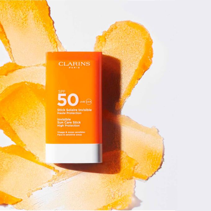 Stick Solaire Invisible Haute Protection SPF 50 - Sonnenschutz-Stick für Gesicht &amp; sensible Hautpartien SPF 50