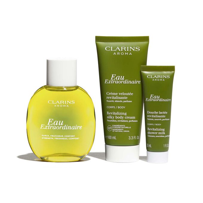 Eau Extraordinaire routine de soins corporels force intérieure