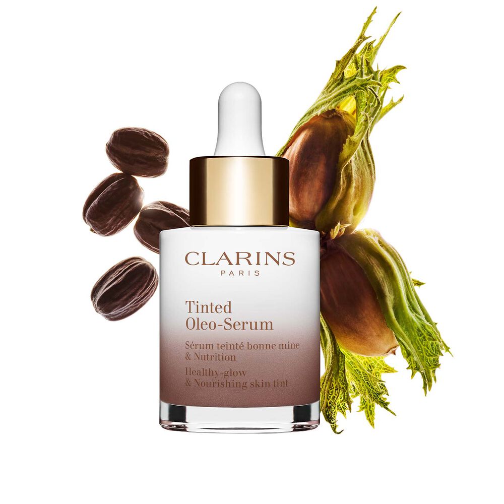 Plan produit Tinted Oleo Serum &agrave; base de jojoba et de noisette