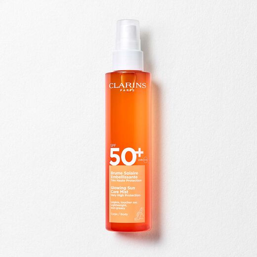 Brume Solaire Embellissante Tr&egrave;s Haute Protection SPF50+ Corps - Feuchtigkeit spendendes Sonnenschutz-K&ouml;rper-Spray SPF 50+