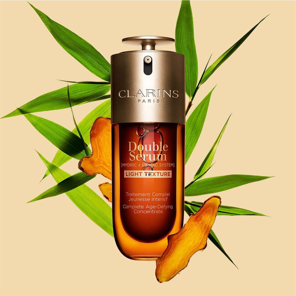 Double Serum Light Texture - Ganzheitliches Gesichtspflege-Konzentrat für jugendliche Haut