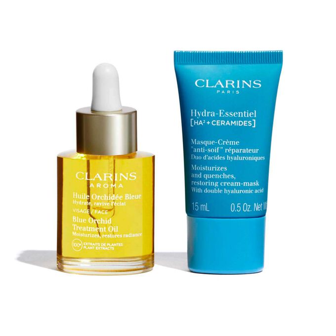 Huile Orchid&eacute;e Bleue - Peau intens&eacute;ment hydrat&eacute;e