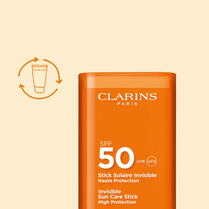 Stick Solaire Invisible Haute Protection SPF 50 - Sonnenschutz-Stick für Gesicht &amp; sensible Hautpartien SPF 50