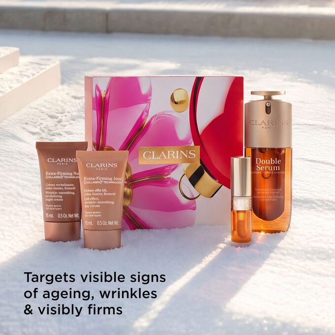 Coffret Soin Visage Anti-&acirc;ge - Double Serum et Extra-Firming