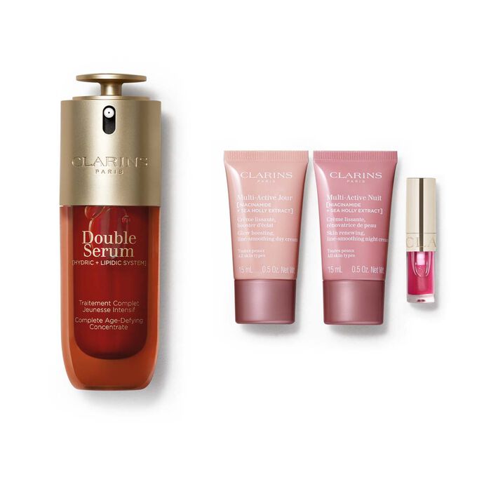 Coffret Soin Visage Anti-&acirc;ge - Double Serum &amp; Multi-Active