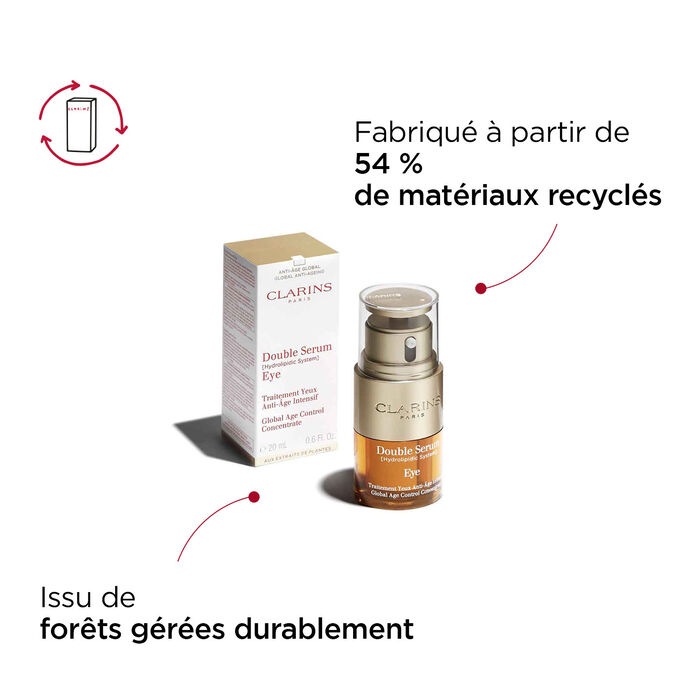 Packaging Double Serum Eye issu de forêts gérées durablement