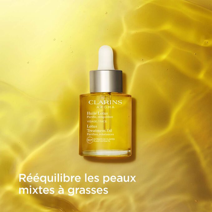 Huile Lotus - Peaux mixtes ou grasses