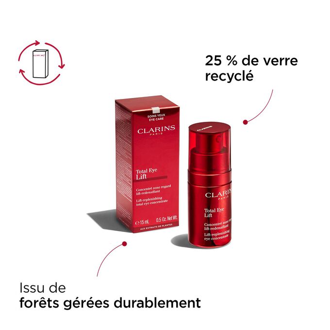 Packaging Total Eye Lift issu de forêts gérées durablement