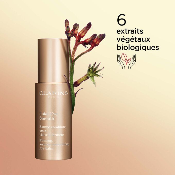 Total Eye Smooth composé de 6 extraits végétaux biologiques