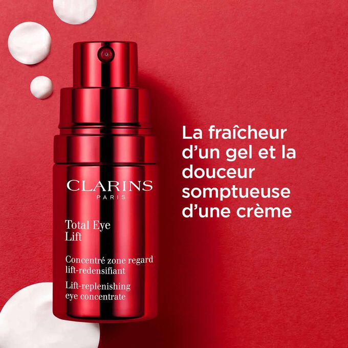 Total Eye Lift texture gel fraîche et crème douce