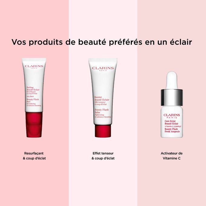 Gamme de soins visage Clarins, con&ccedil;ue pour nourrir, retendre et stimuler la peau, selon tous les besoins.