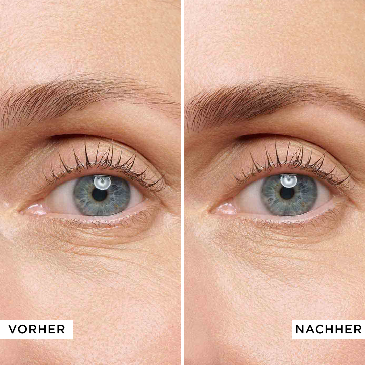 Before and after picture of using the product