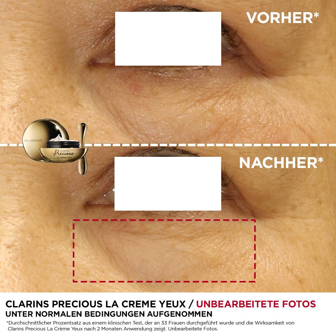 Before and after picture of using the product