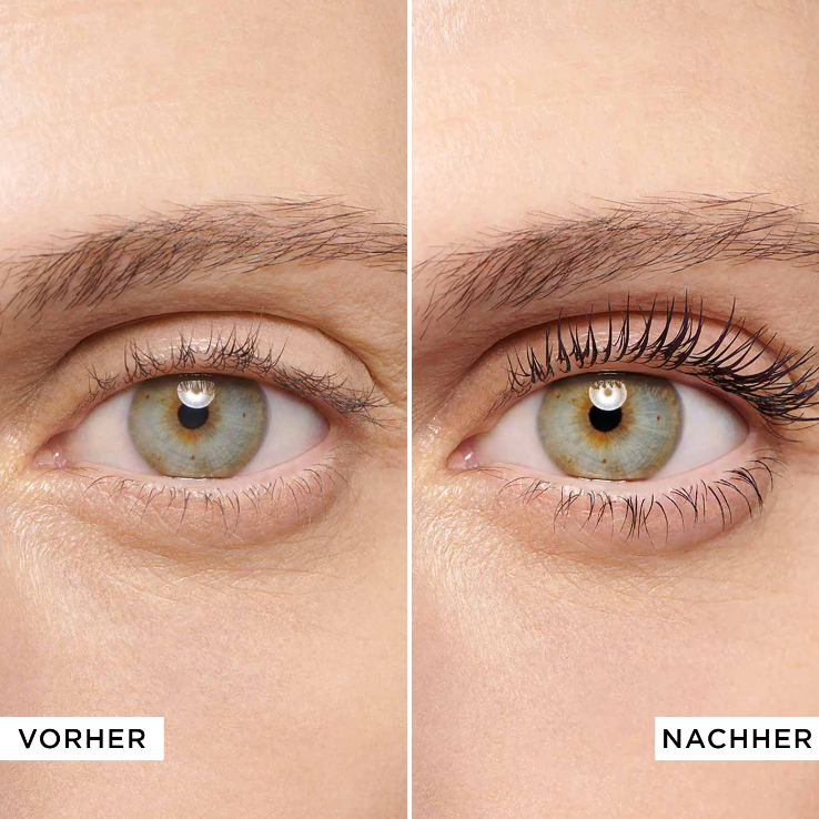 Before and after picture of using the product