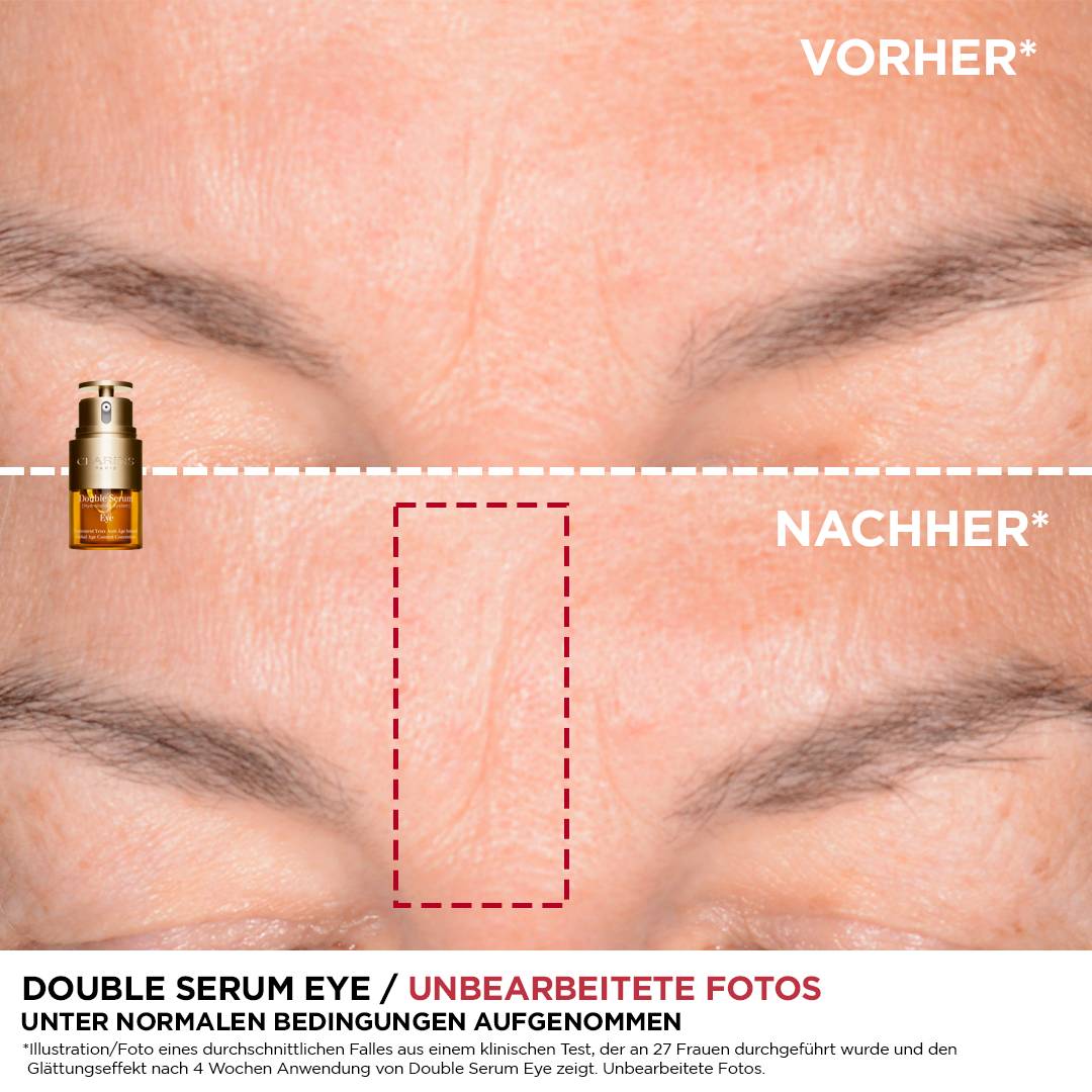 Before and after picture of using the product