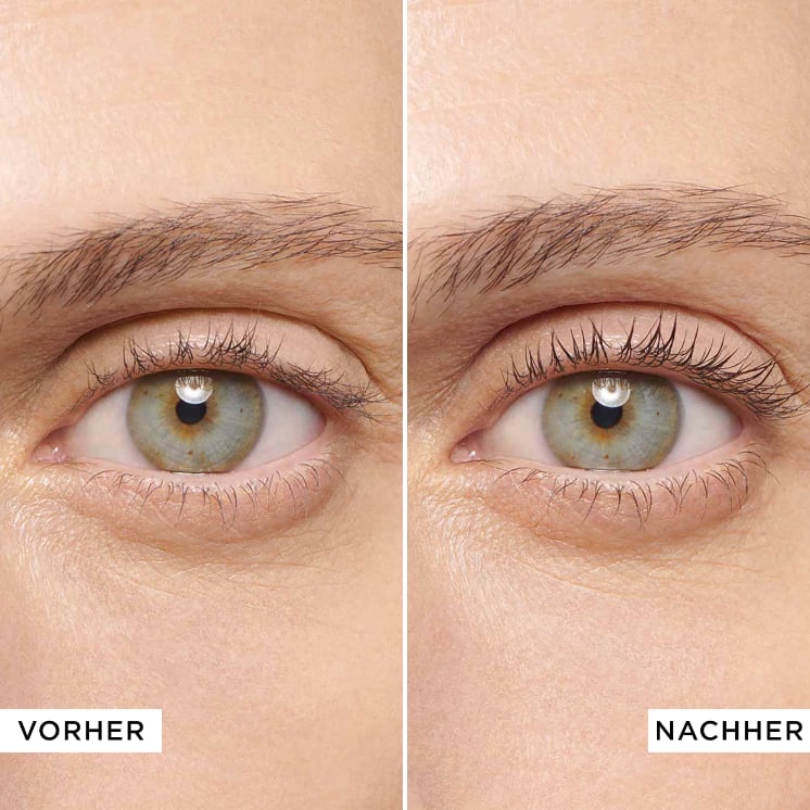 Before and after picture of using the product