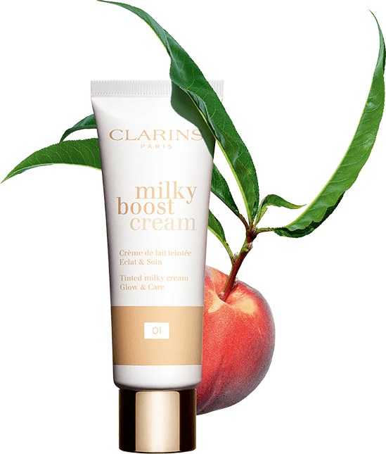 Packshot Milky Boost Cream mit Pfirsich