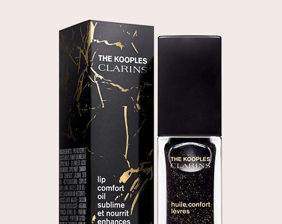Pack et produit Huile Confort Lèvres noire