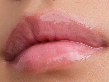 Lip Perfector auf den Lippen