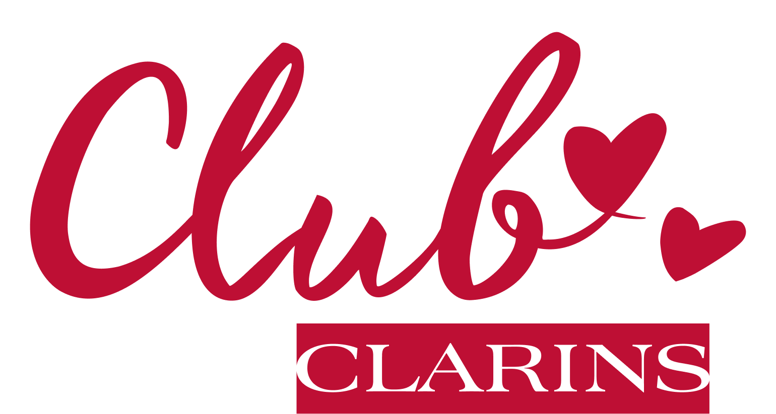 Club Clarins rotes Logo
