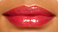 Strahlende Lippen-Highlighter-Lippen