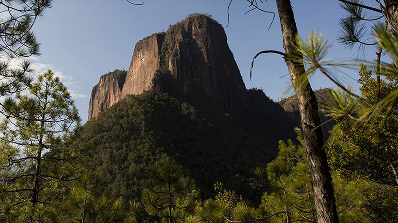 Paysage d'une montagne