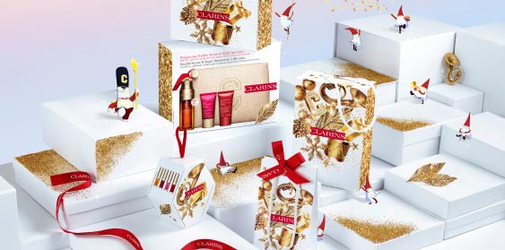 Le guide cadeaux Clarins