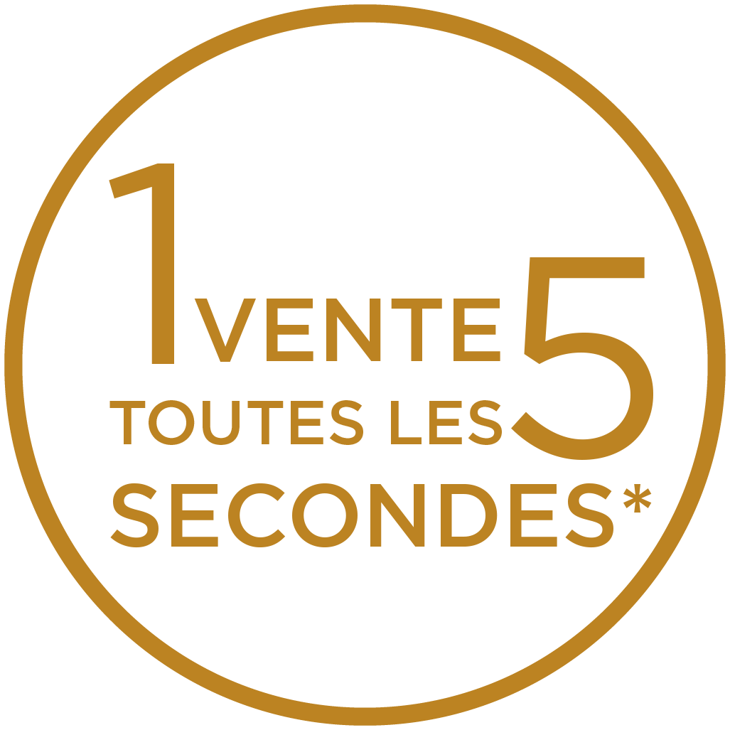 1 VENTE TOUTES LES 5 SECONDES*
