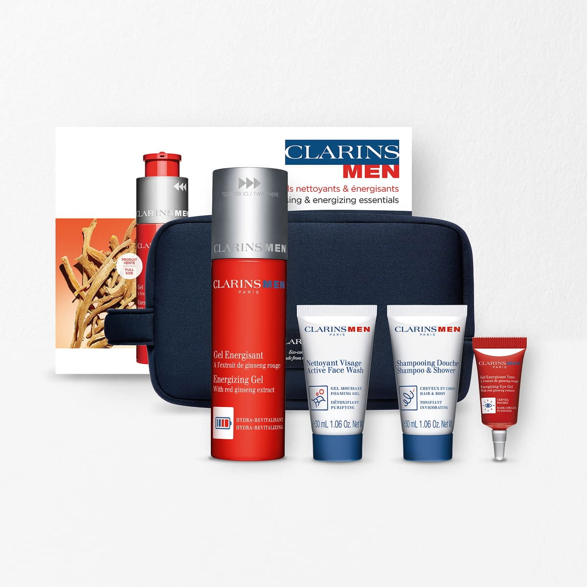 ClarinsMen - Essentiels nettoyants &amp; &eacute;nergisants