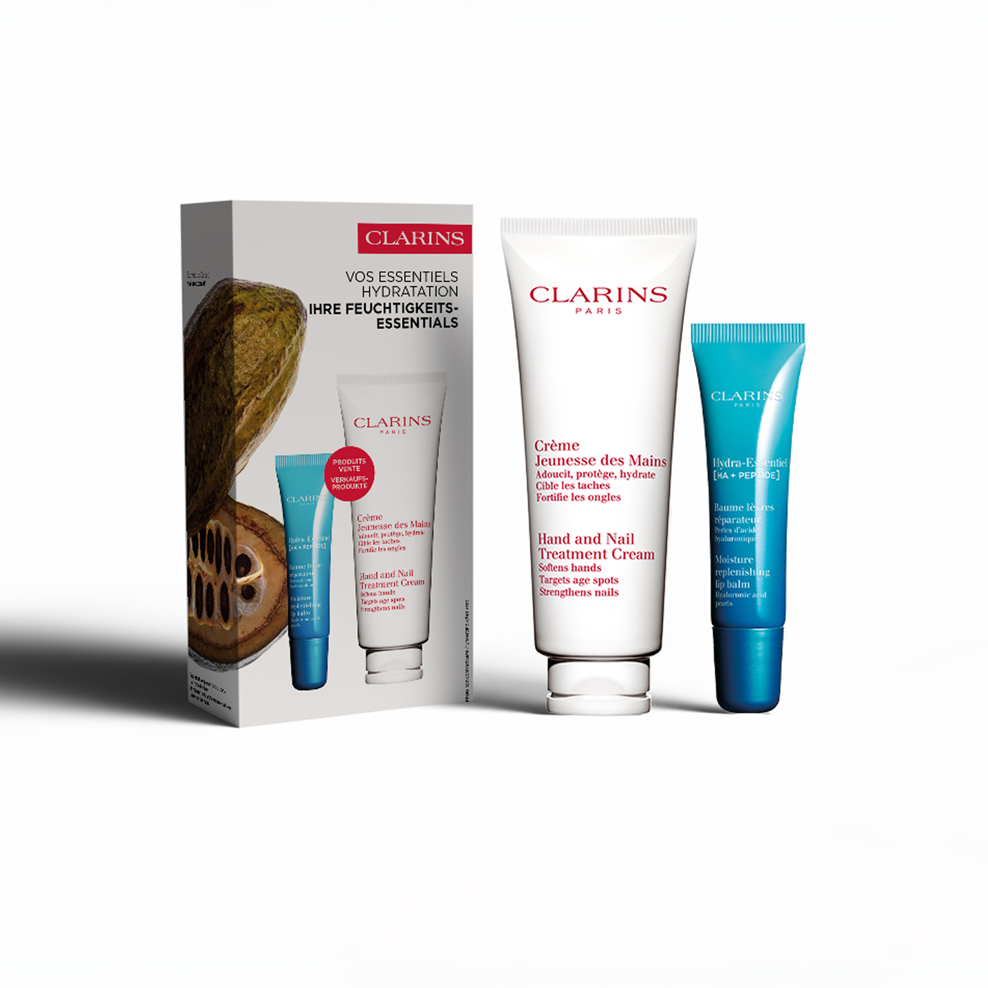 Vos essentiels hydratation : mains et l&egrave;vres